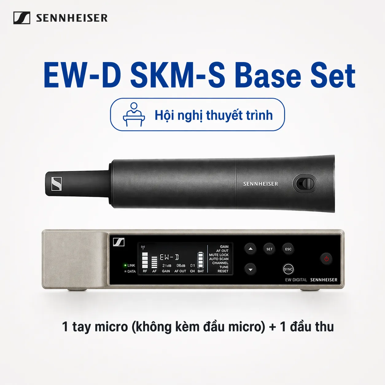 Ảnh minh họa Bộ không dây Sennheiser EW-D SKM-S Base Set 1
