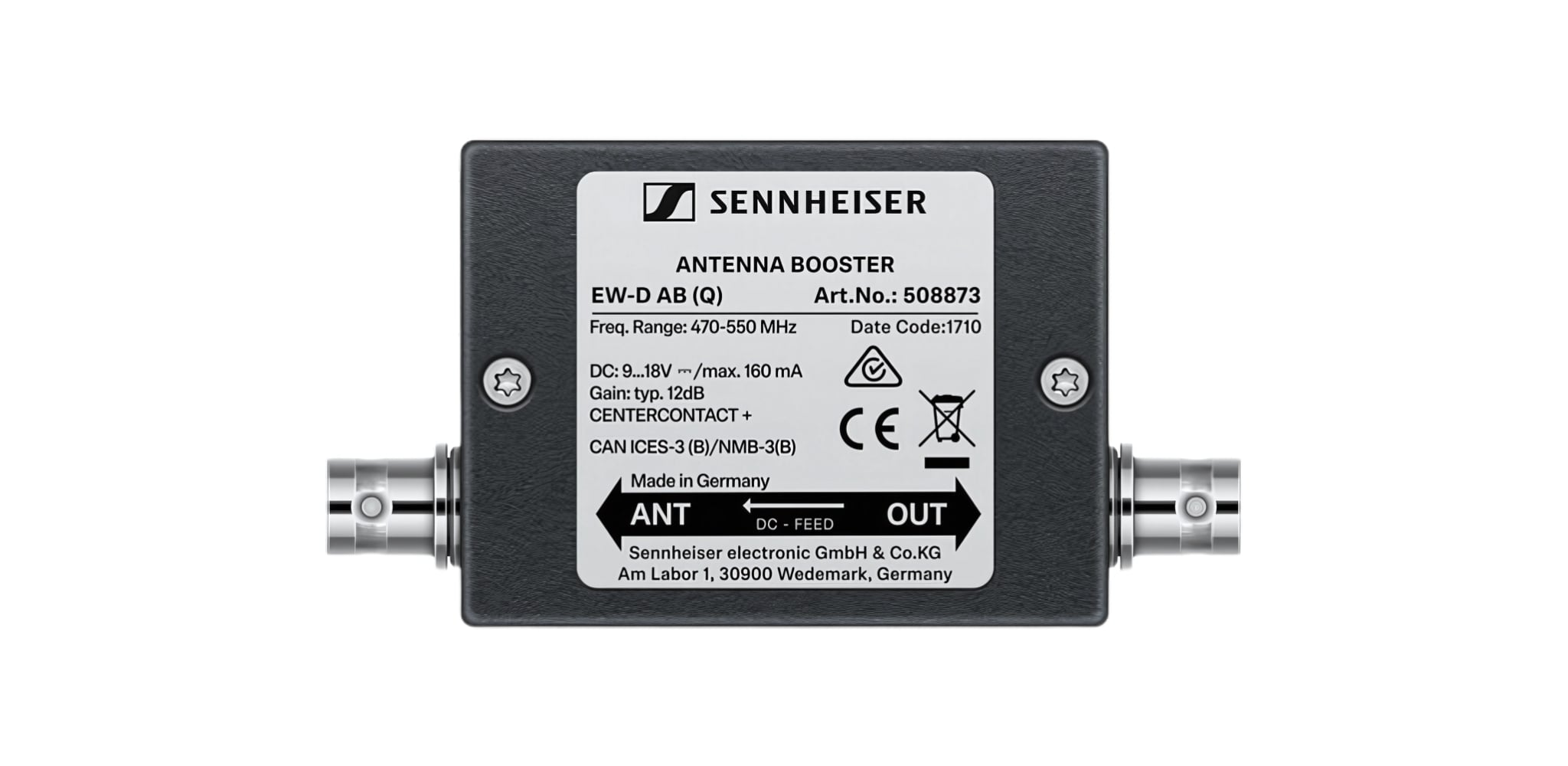 Ảnh minh họa Bộ khuếch đại ăng-ten Sennheiser EW-D AB (Q) 1