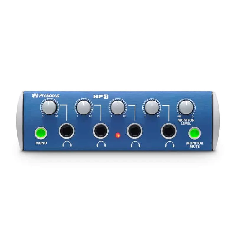 Bộ khuếch đại tai nghe PreSonus HP4, 20 Hz - 20 kHz, 1/4 "TRS