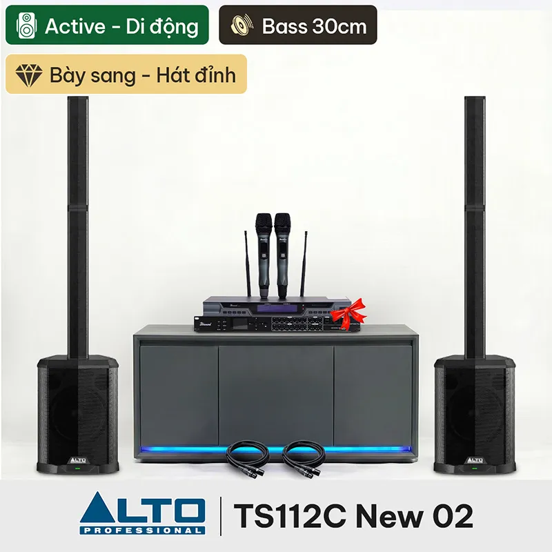 Ảnh minh họa Combo loa cột Alto TS112C New 02 (Alto TS112C, DSP 9000 Plus, Bksound M200) 1