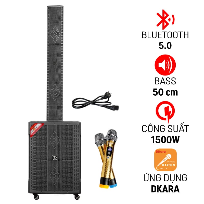 Bộ loa điện Karaoke Dalton LA8-S118/LA8-F605