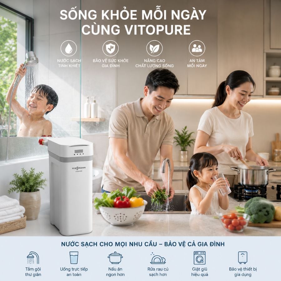 Ảnh minh họa Bộ lọc nước trung tâm dùng điện ViessMann Vitopure S2-2T 2