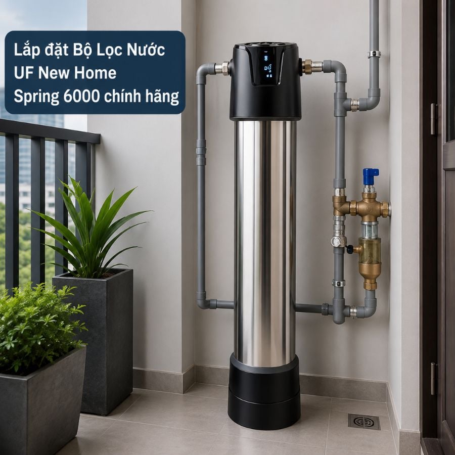 Ảnh minh họa Bộ Lọc Nước UF Đầu Nguồn New Home Spring 6000 2