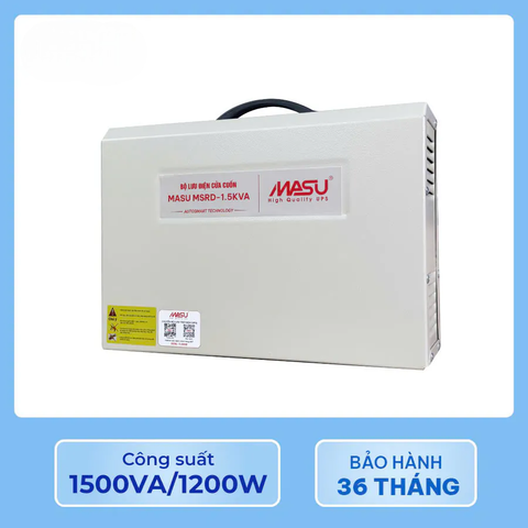 Bộ lưu điện cửa cuốn MASU MSRD-1.5KVA/1200W