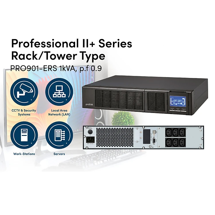 Ảnh minh họa Bộ lưu điện UPS PROLINK PRO901ERS (1000VA/900W) 1