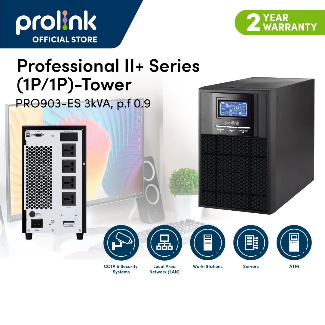 Ảnh minh họa Bộ lưu điện UPS PROLINK PRO903ES (3000VA/2700W) 1