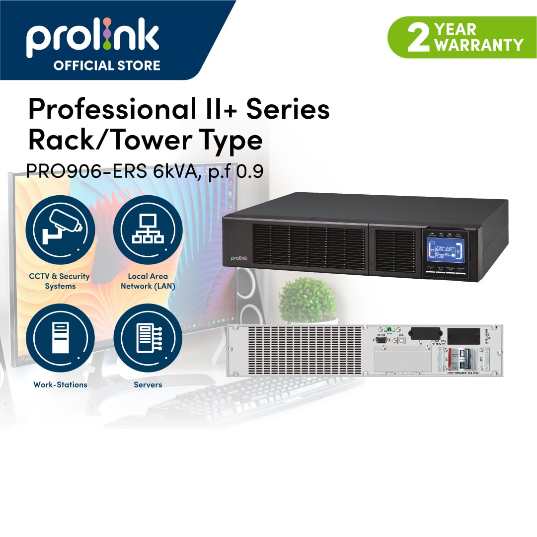 Ảnh minh họa Bộ lưu điện UPS PROLINK PRO906ERS (6000VA/5400W) 1