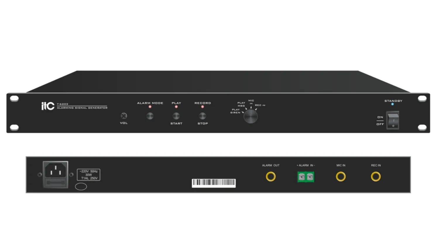 Ảnh minh họa Bộ Lưu Tín Báo Cháy Và Ghi Âm Giọng Nói ITC T-6203 1
