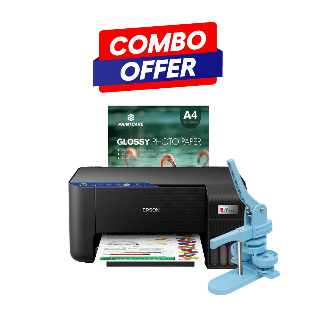 Bộ máy in ảnh Epson L3251 & làm huy hiệu 58mm