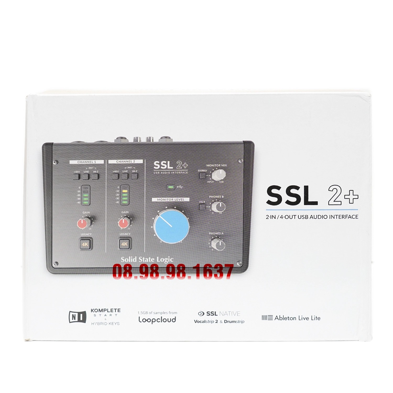 Ảnh minh họa Bộ Mic Thu Âm Live SSL 2+ Micro At2035 1