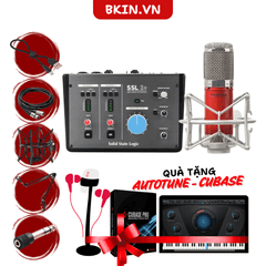  Bộ Mic Thu Âm Live SSL 2+ Micro Avantone CK-6 Plus 