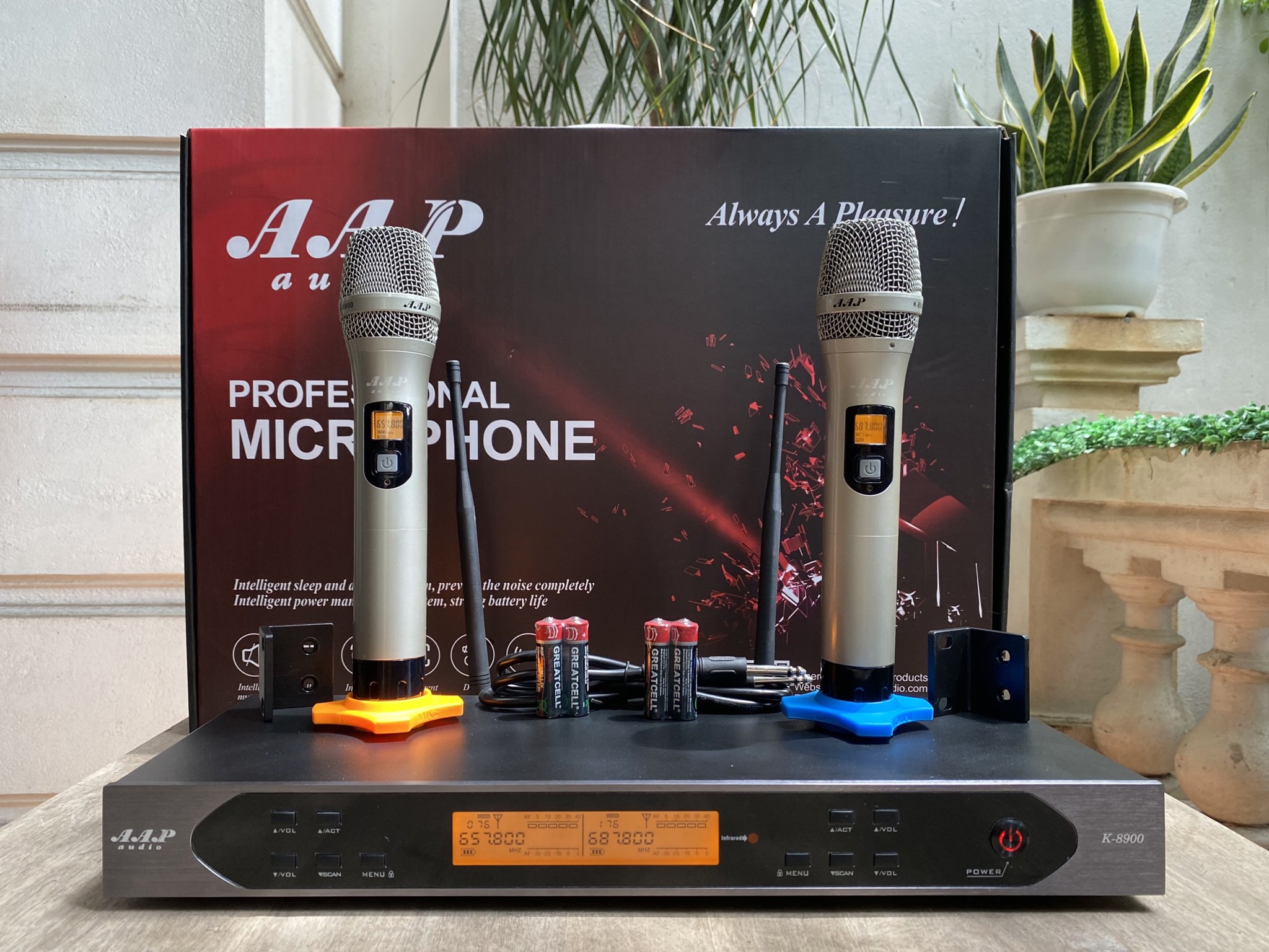 Ảnh minh họa Bộ Micro AAP K8900 1