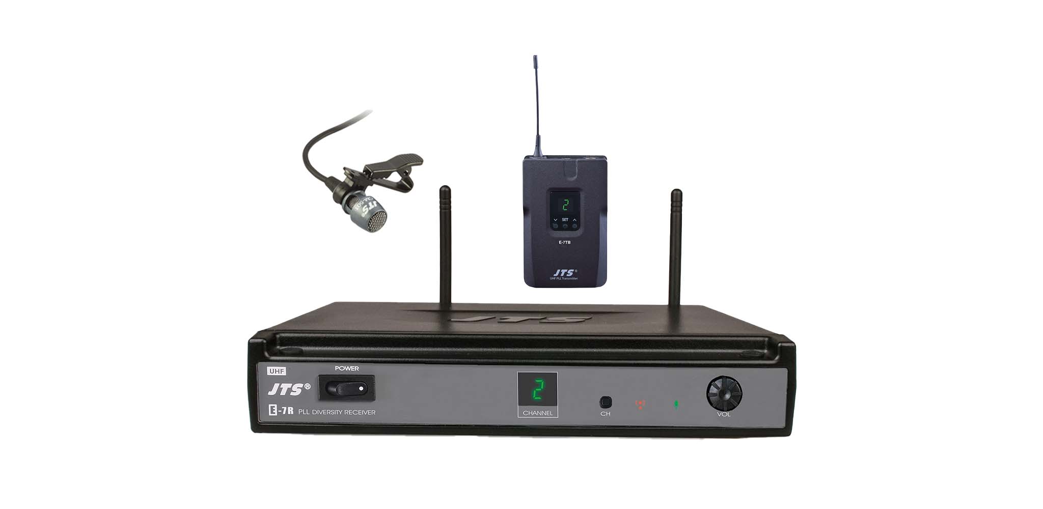 Bộ micro cài áo JTS E-7R/E-7TB+CM-501