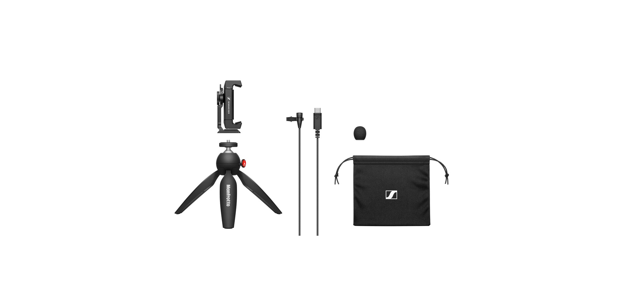Bộ Micro cài áo Sennheiser XS Lav USB-C Mobile Kit