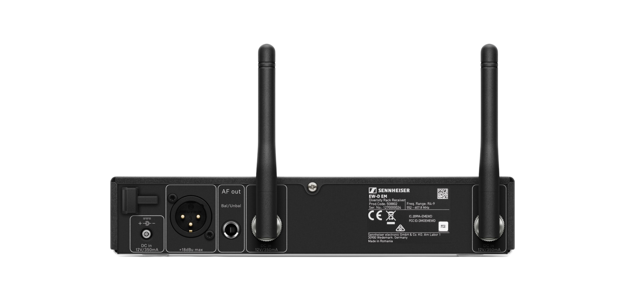 Ảnh minh họa Bộ Microphone không dây Sennhesier EW-D SK BASE SET (R1-6) 3
