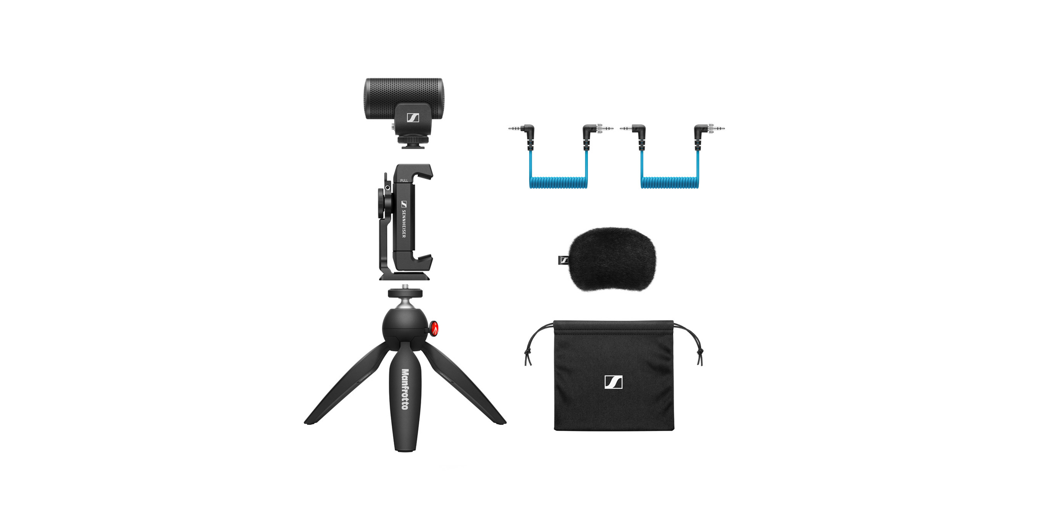 Ảnh minh họa Bộ Microphone quay phim di động Sennheiser MKE 200 Mobile Kit 1