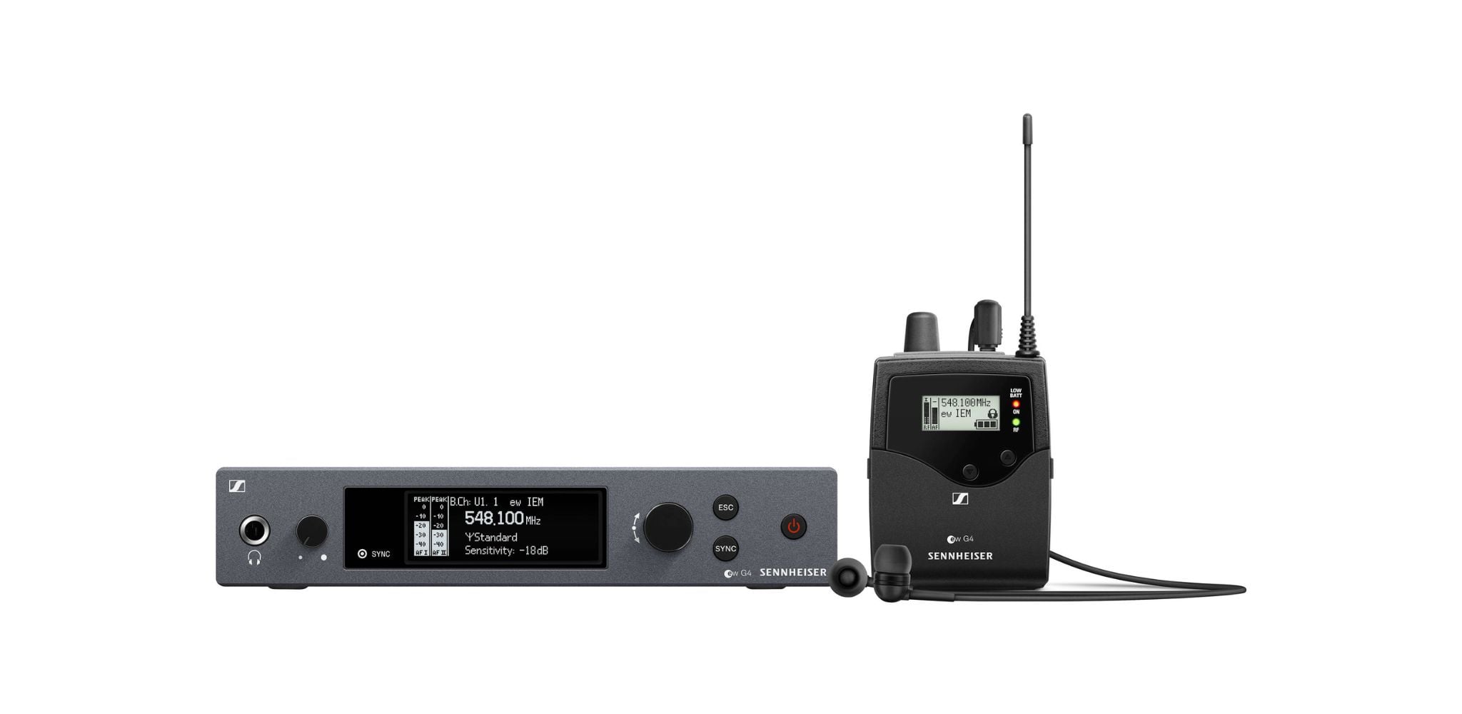Bộ Nhận Và Phát Không Dây EW IEM G4 (B: 626 - 668 MHz) Sennheiser