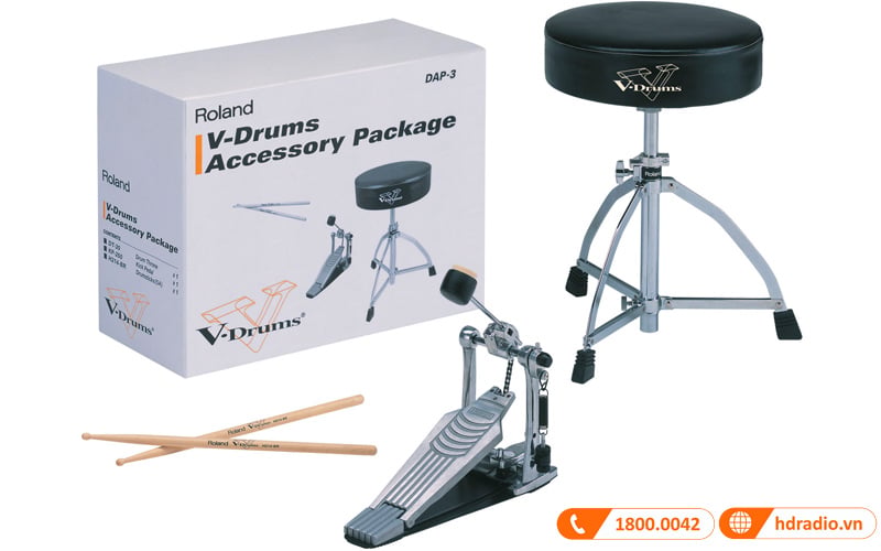 Ảnh minh họa Bộ phụ kiện trống Roland DAP-3X 2