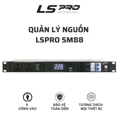 Bộ quản lý auto nguồn Listensound Pro SM-88