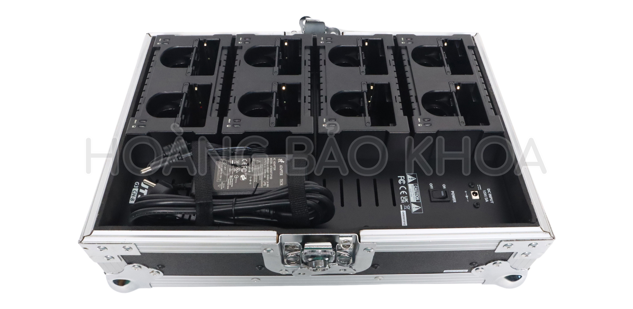 Ảnh minh họa Bộ sạc microphone RU-G3TH & RU-G3TB JTS G3CH-8 1