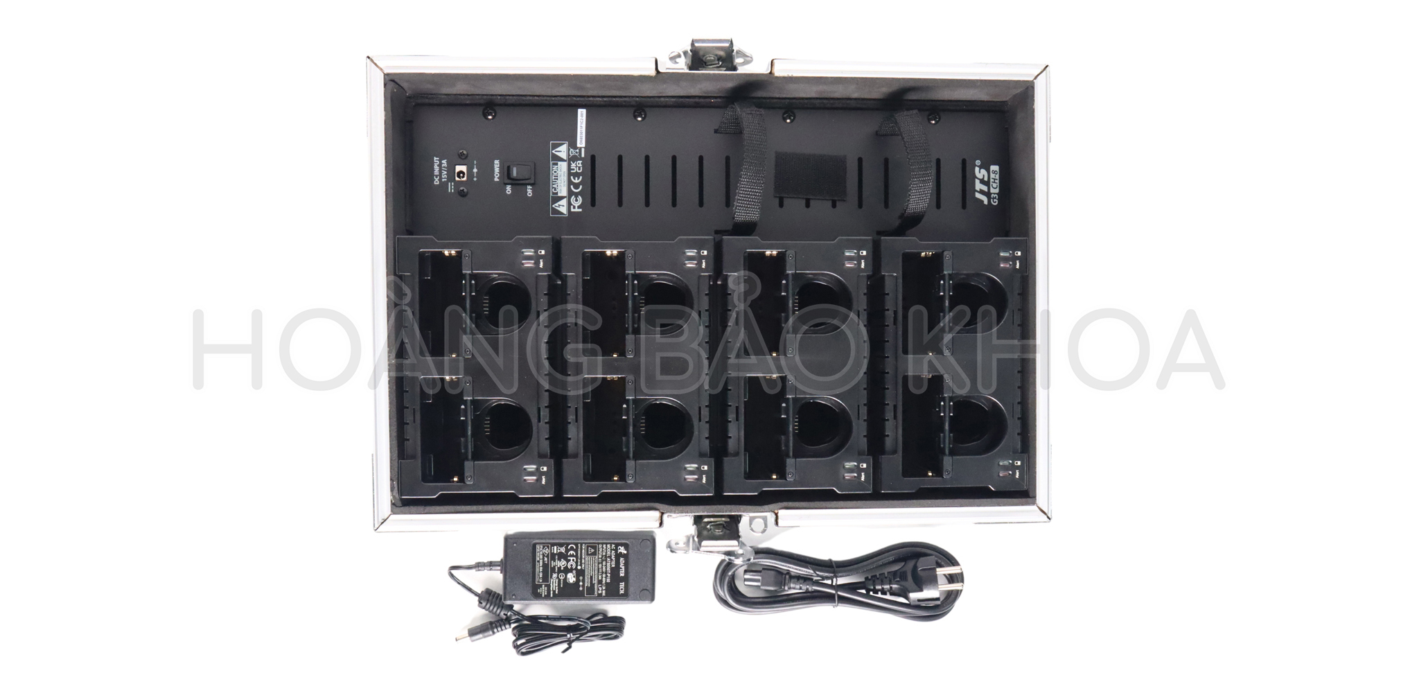 Ảnh minh họa Bộ sạc microphone RU-G3TH & RU-G3TB JTS G3CH-8 2