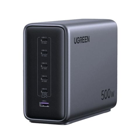 Bộ Sạc Nhanh Ugreen X575 GaN 500W 6 Cổng (5C1A) PD3.1