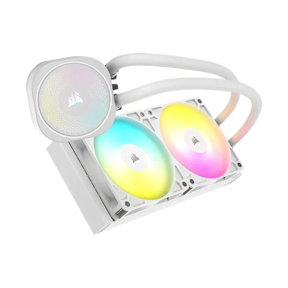 Bộ tản nhiệt CPU chất lỏng Corsair Nautilus 240 RS ARGB Trắng