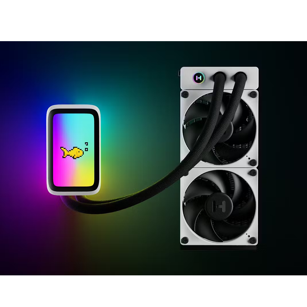 Ảnh minh họa Bộ Tản Nhiệt Nước HYTE THICC Q60 LIQUID COOLER (Black/White) 1