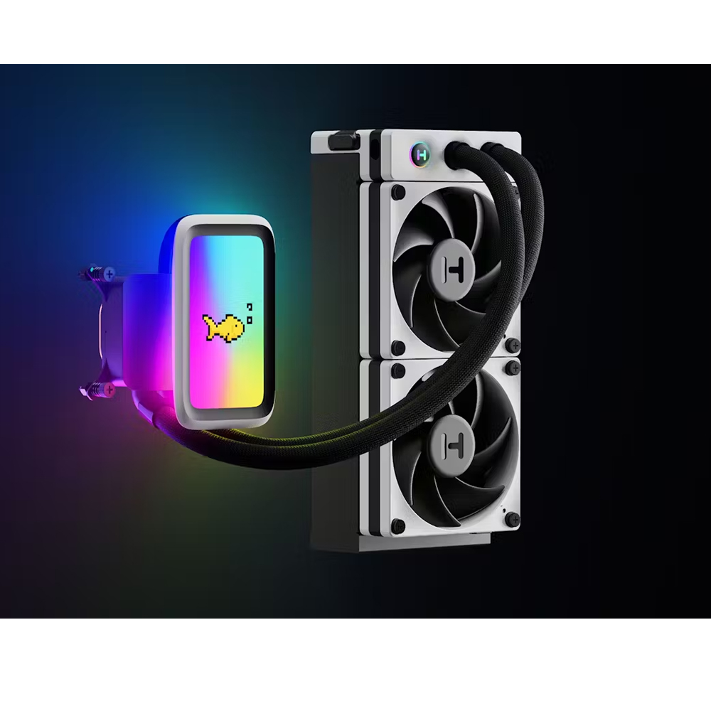 Ảnh minh họa Bộ Tản Nhiệt Nước HYTE THICC Q60 LIQUID COOLER (Black/White) 2