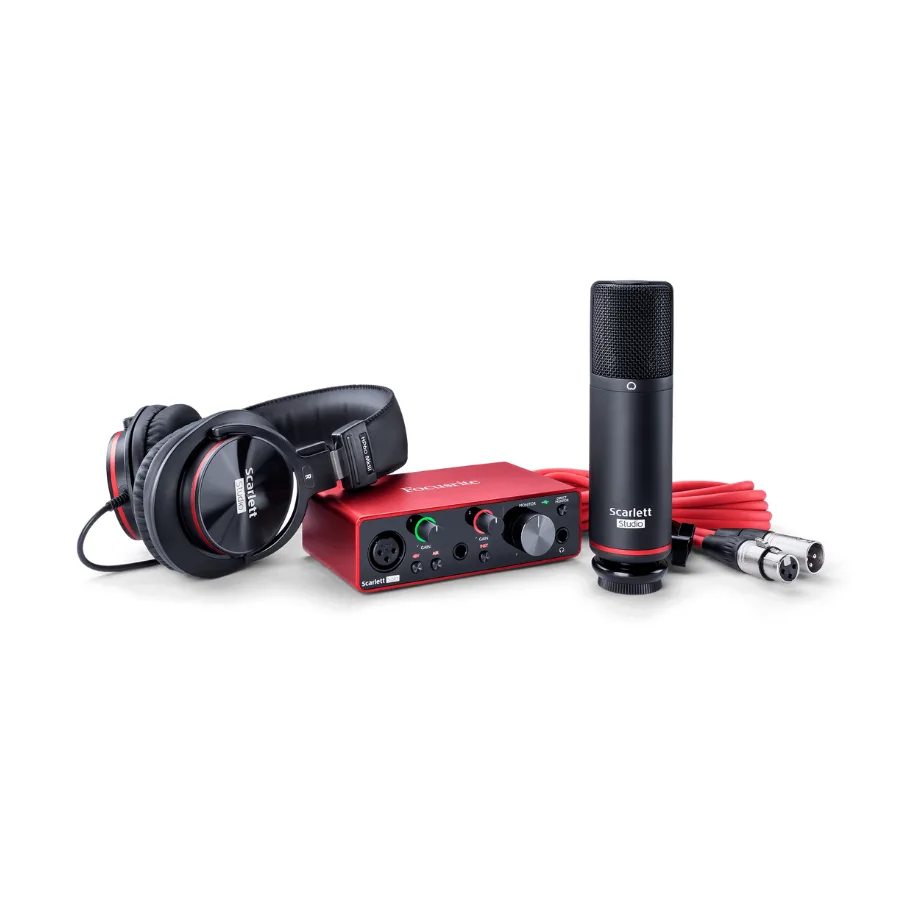 Ảnh minh họa Bộ thu âm mini tại nhà Focusrite Scarlett Solo Studio Pack 3rd (Gen) 1