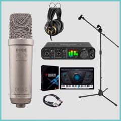  Bộ thu âm: Sound card MOTU M2 - Micro thu âm RODE NT1 5TH 