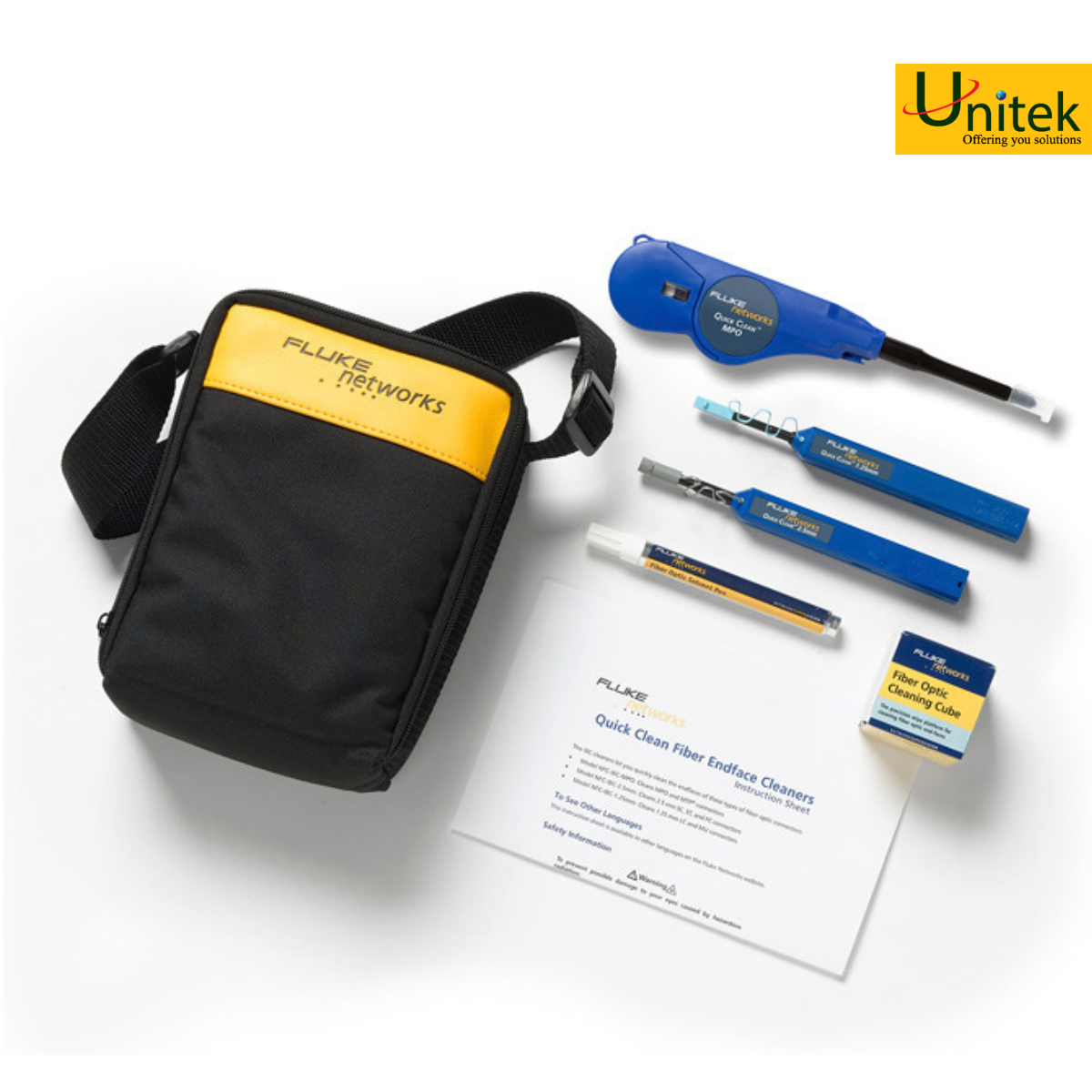 Bộ vệ sinh Sợi cáp quang chuyên dụng Fluke Networks NFC-KIT-CASE-E