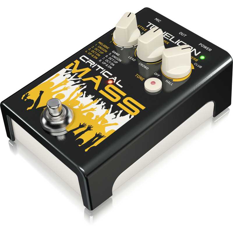 Ảnh minh họa Bộ xử lý giọng hát TC HELICON CRITICAL MASS Doubling 3