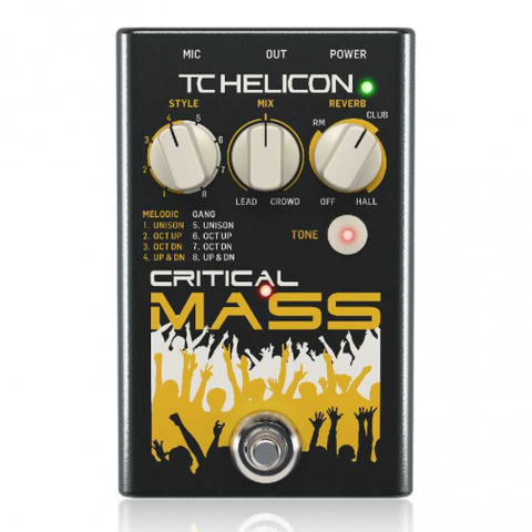 Bộ xử lý giọng hát TC HELICON CRITICAL MASS Doubling