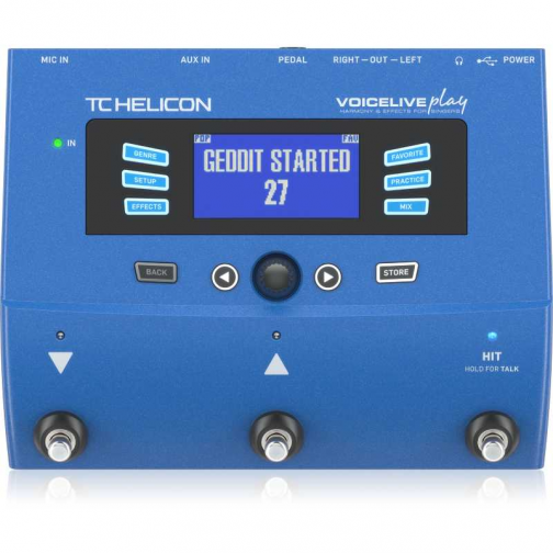 Bộ xử lý giọng hát Tc Helicon VOICELIVE PLAY Harmony