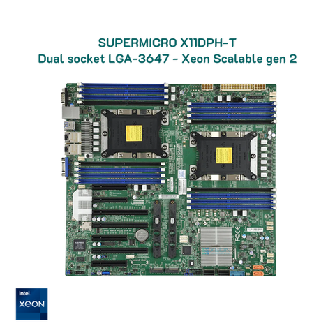 Mainboard server SuperMicro X11DPH-T dual CPU socket LGA-3647 chipset