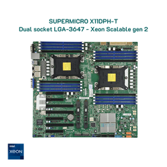  Mainboard server SuperMicro X11DPH-T dual CPU socket LGA-3647 chipset 