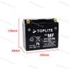 Ắc quy xe moto Toplite YT12B-BS 12V