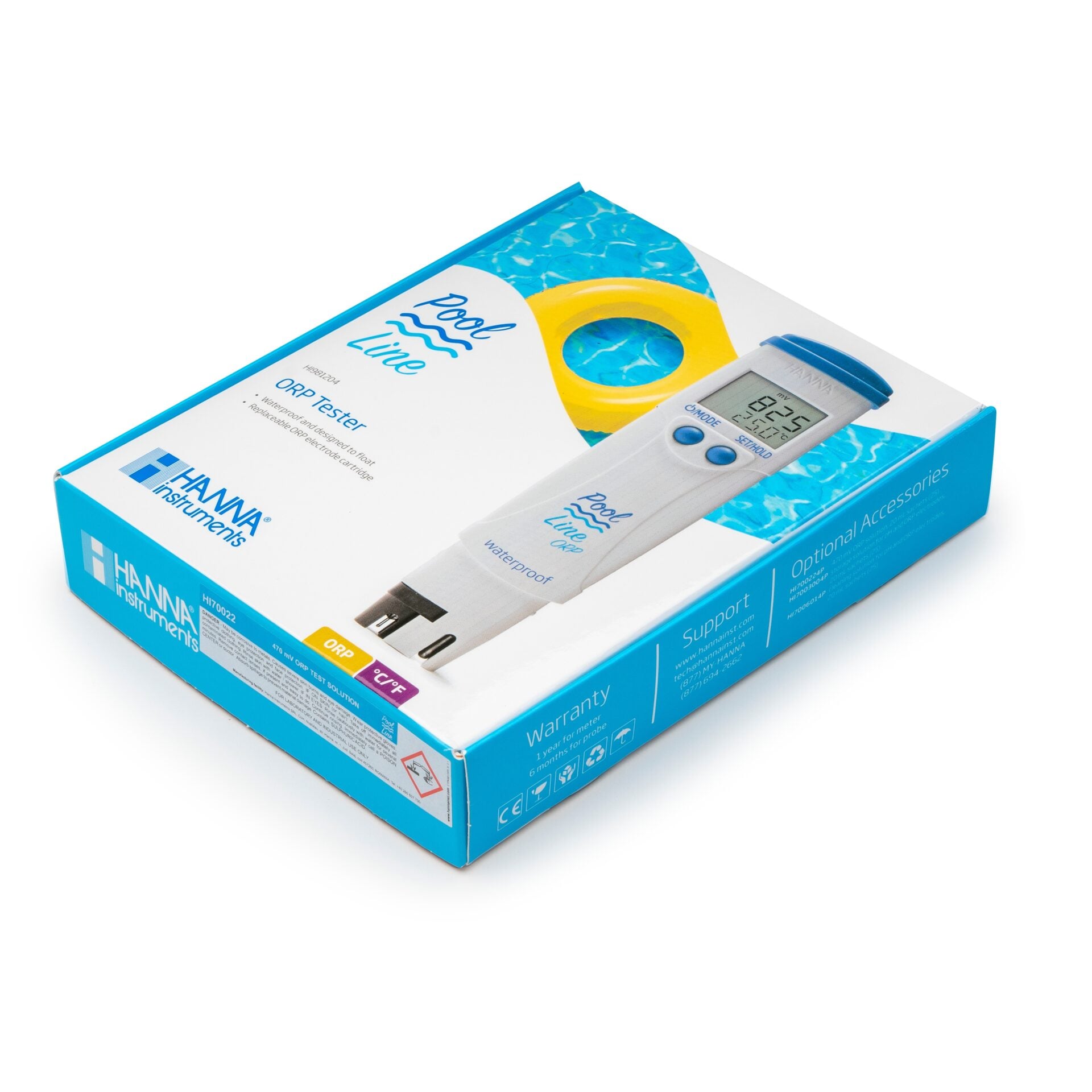 Ảnh minh họa Bút Đo ORP/Nhiệt Độ Chuyên Hồ Bơi PoolLine HI981204 2