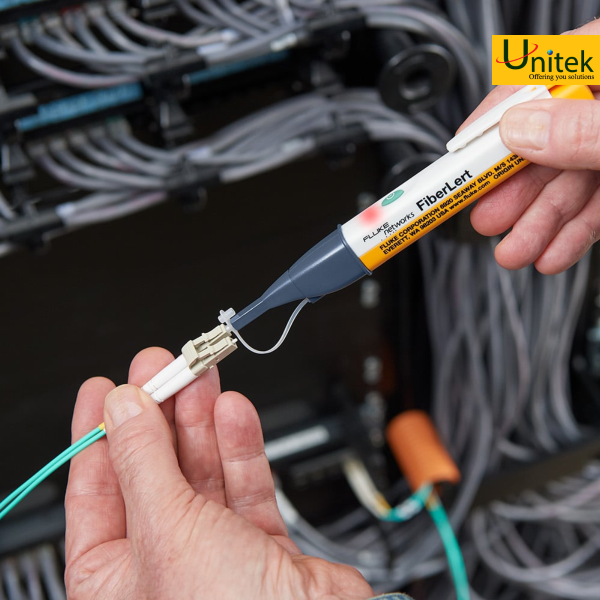 Ảnh minh họa Bút dò tìm Sợi cáp quang Đang hoạt động Fluke Networks FiberLert™ 3