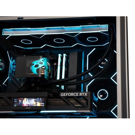Ảnh minh họa Tản nhiệt nước AIO Leopard Chill ARC 360 LCD Cong | Rad 360mm, Màn hình LCD cong, Đen 3