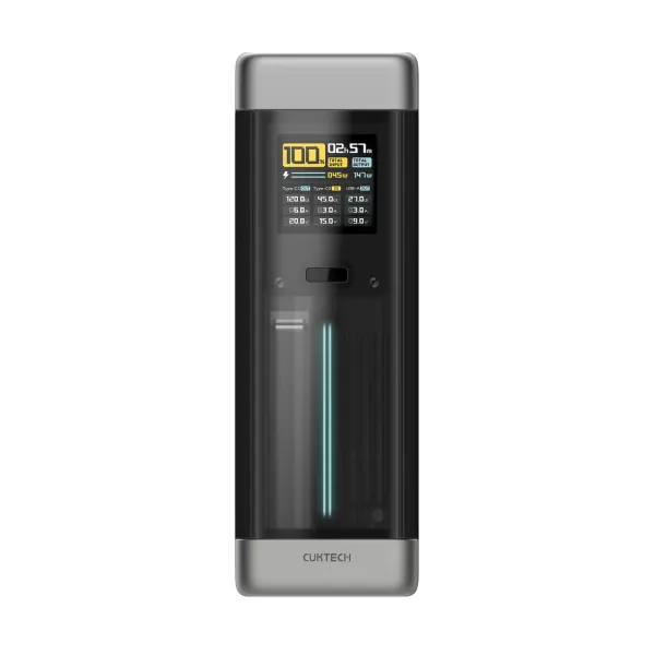 Ảnh minh họa Pin sạc dự phòng Cuktech P+Series No.20 P23 2C1A 25000mAh 210W có màn hình 1