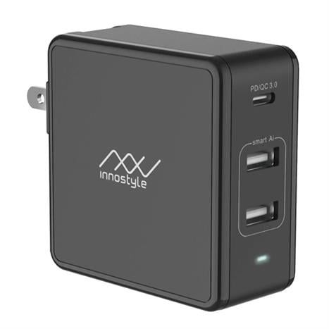 Sạc nhanh 3 cổng Type-C PD 61W Innostyle