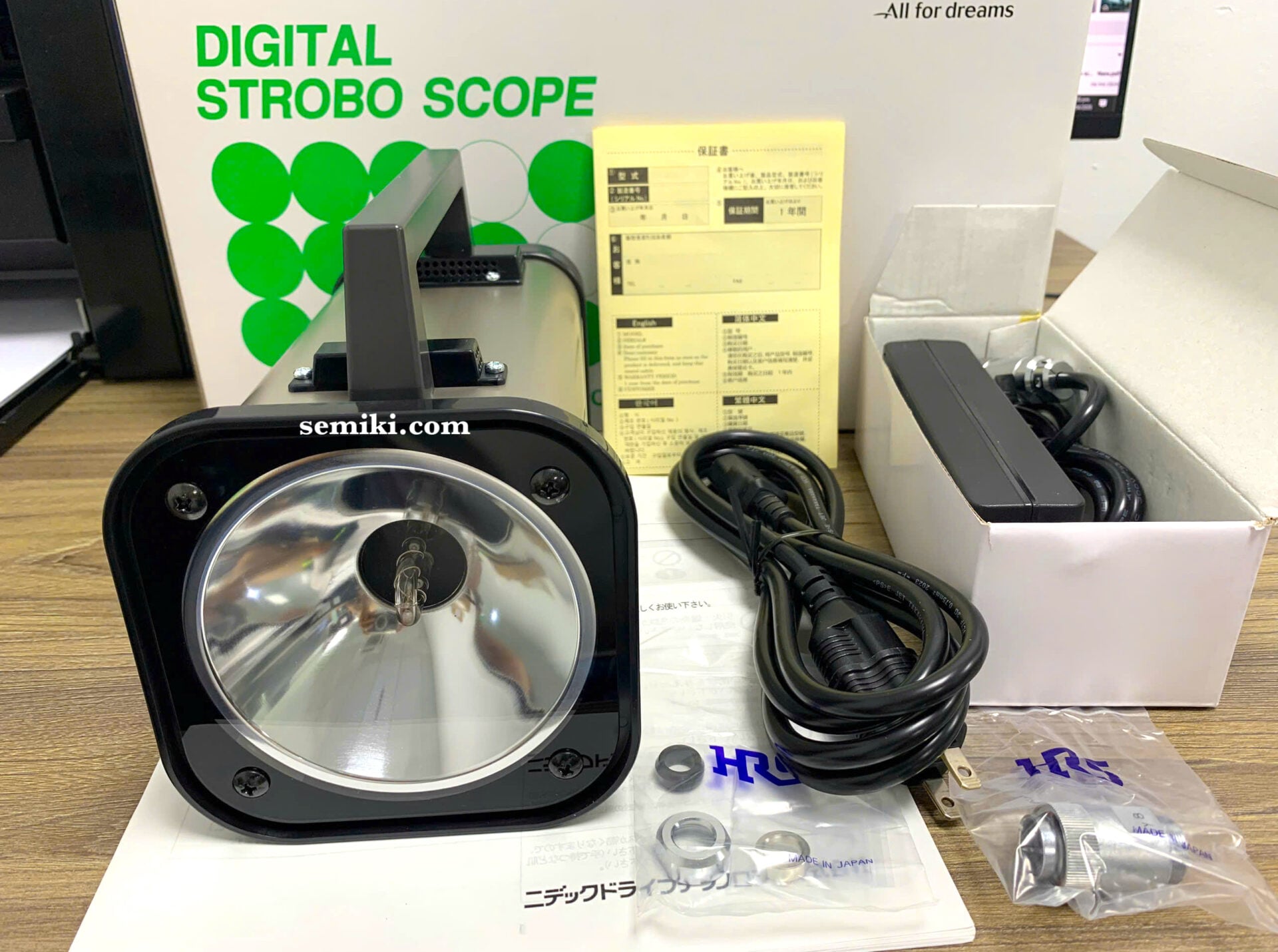 NIDEC Stroboscope DT-3015N-JP thiết bị đo tốc độ vòng quay (30.0 ~ 35,000 FPM)