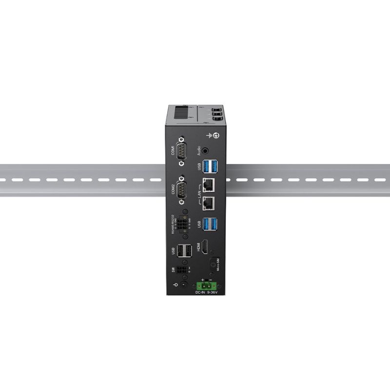 Ảnh minh họa Máy tính công nghiệp Darveen DBC-3200 DIN-Rail IPC with Intel® Elkhart Lake Celeron®/Core™ i3/i5/i7, 4x COM, 6x USB, 2x LAN 1