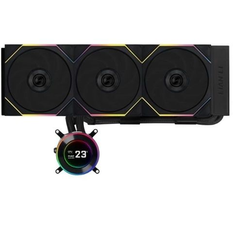 Tản nhiệt AIO Lian Li HydroShift LCD 360TL Wireless Fan Black