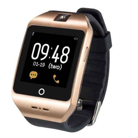 Đồng hồ thông minh I8S Gold – Bluetooth V4.0 có camera, hỗ trợ SIM, theo dõi sức khỏe