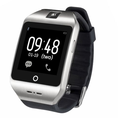 Đồng hồ thông minh I8S Silver – Bluetooth V4.0 có camera, hỗ trợ SIM, theo dõi sức khỏe