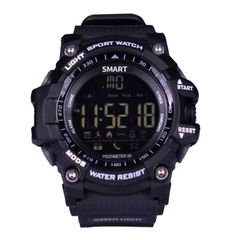  Đồng hồ thể thao thông minh EX16 Black - Bluetooth 4.0, chống nước IP67, pin siêu lâu 8 tháng 