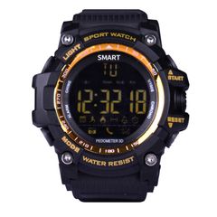  Đồng hồ thể thao thông minh EX16 Orange - Bluetooth 4.0, chống nước IP67, pin siêu lâu 8 tháng 